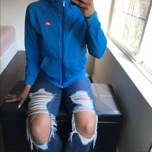 Blue nike sweater
